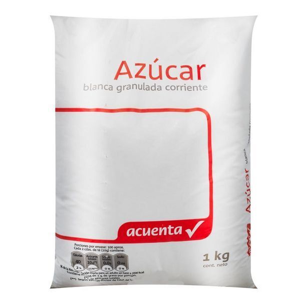 Super Bodega a Cuenta Azúcar blanca granulada corriente 1kg acuenta oferta