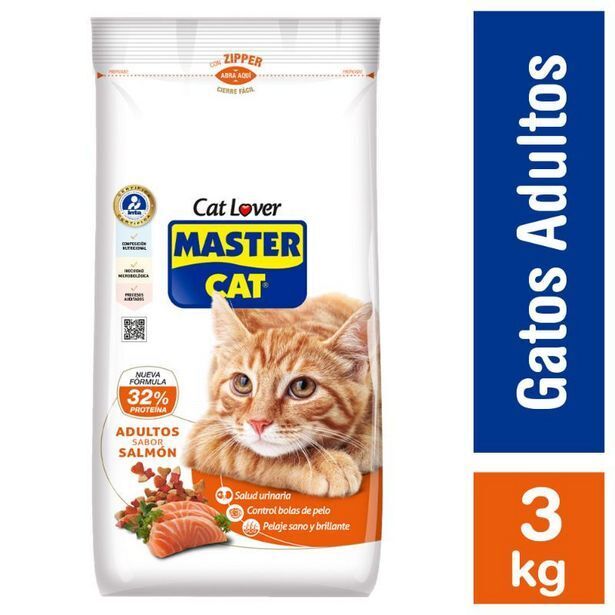 Super Bodega a Cuenta Alimento seco salmón y sardinas para gato bolsa 3kg master cat oferta
