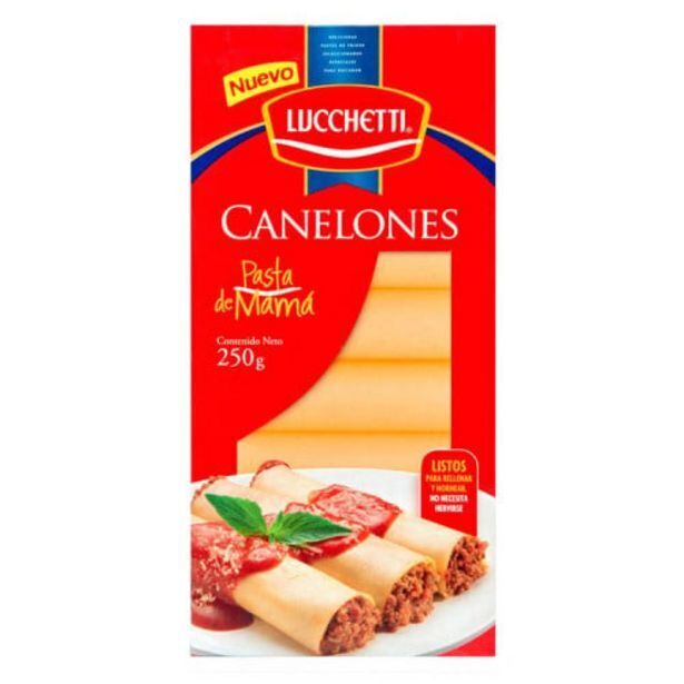 Supermercado El Trébol Canelones lucchetti 250 gr oferta