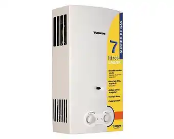 Paris Calefont ionizado tiro natural 7lt gas lic. w7b nd oferta