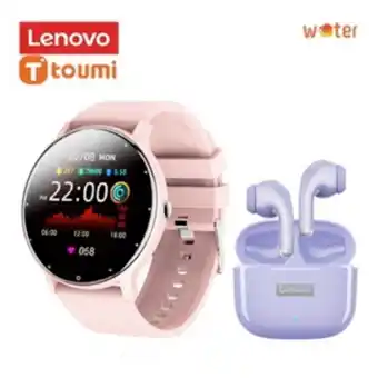 Falabella Lenovo lp40 pro de tws-morado y toumi fit 2 watch reloj inteligente oferta