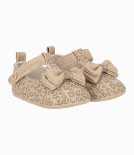 Limonada Bailarina recién nacida animal print y lazo beige oferta