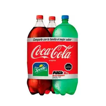 Supermercado El Trébol Tripack coca/sprite sin azúcar 3l oferta