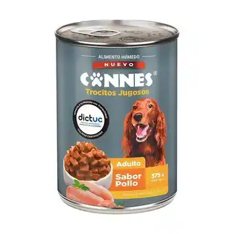 Supermercado El Trébol Alimento húmedo perro cannes sabor pollo 375 gr oferta