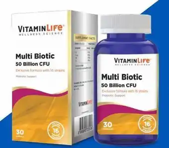 Salcobrand Vitaminlife multi biotic 50 bi cfu x30 cápsulas oferta