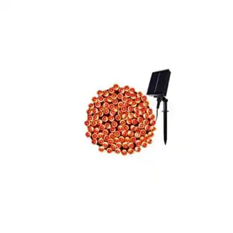 Linio Luces solares guirnalda 10 metros 100 led rojo oferta