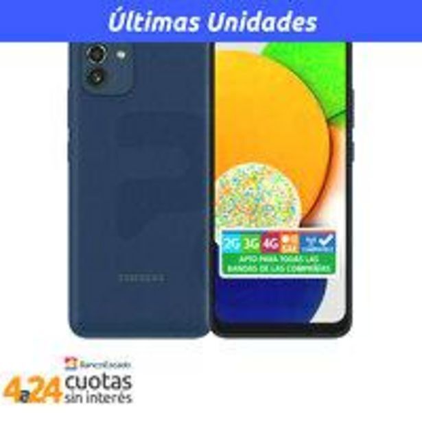 PC Factory Smartphone galaxy a03 64gb/4gb azul liberado oferta