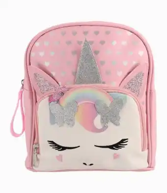 Limonada Mochila niña con unicornio y corazones varios oferta