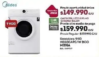 Tottus Secadora 9kg MIDEA oferta