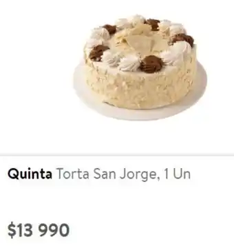 Lider Quinta Torta San Jorge, 1 Un oferta