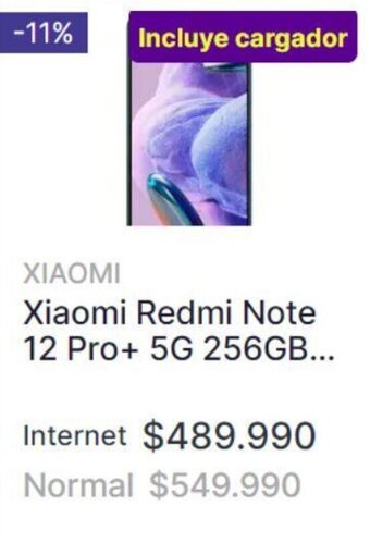 Abcdin Xiaomi Redmi Note 12 Pro+ 5G 256GB... oferta