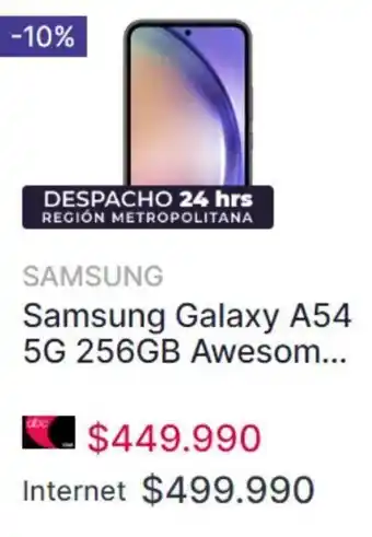 Abcdin Samsung Galaxy A54 5G 256GB Awesom... oferta