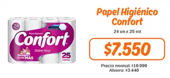 Mayorista 10 Papel Higiénico Confort 24 un x 25 mt oferta