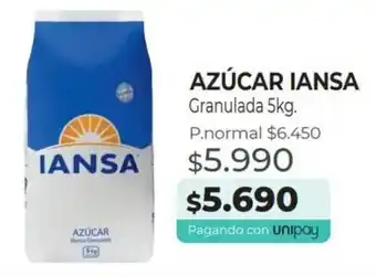 Mayorista 10 AZÚCAR IANSA Granulada 5kg. oferta