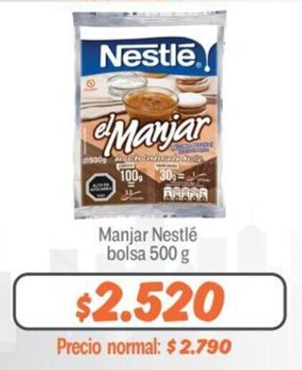 Mayorista 10 Manjar Nestlé bolsa 500 g oferta