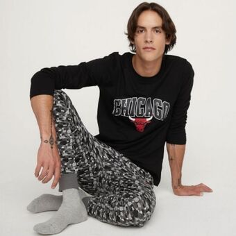 Falabella Nba pijama manga larga algodón hombre oferta