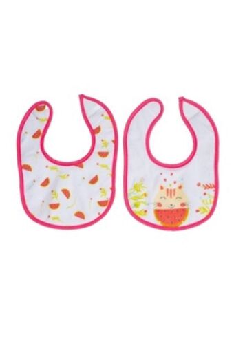 Falabella Pack x2 baberos bebe algodón temporadas niña multicolor pillin oferta