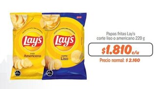 Mayorista 10 Papas fritas Lay's corte liso o americano 220 g oferta