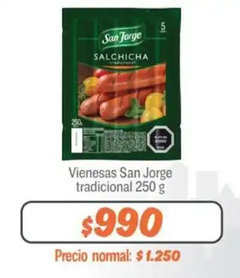 Mayorista 10 Vienesas San Jorge tradicional 250 g oferta