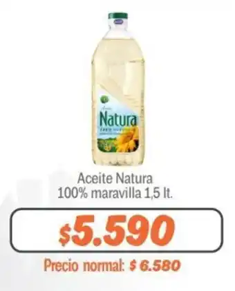 Mayorista 10 Aceite Natura 100% maravilla 1,5 lt. oferta