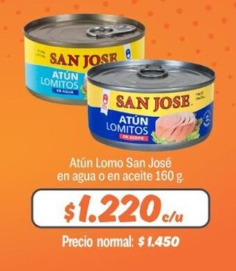 Mayorista 10 Atún Lomo San José en agua o en aceite 160 g. oferta