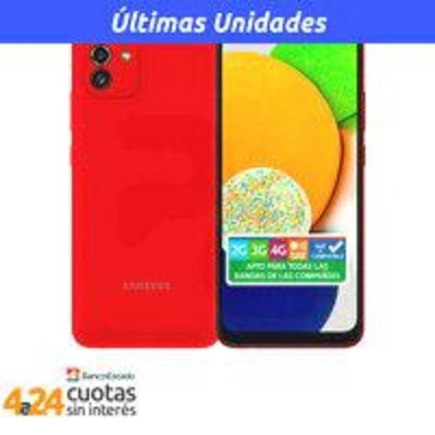 PC Factory Smartphone galaxy a03 64gb/4gb rojo liberado oferta