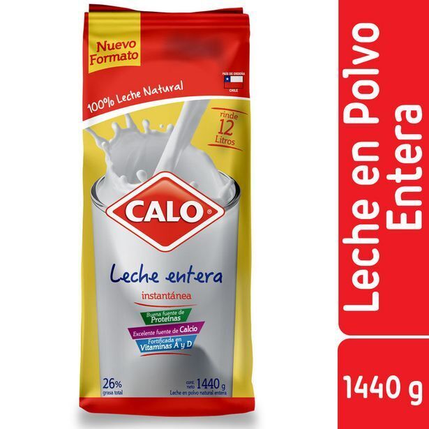 Unimarc Leche en polvo calo entera instantánea bolsa 1.440 kg oferta