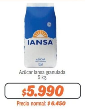 Mayorista 10 Azúcar lansa granulada 5 kg. oferta