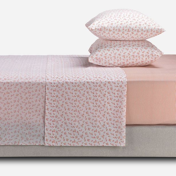 Rosen Sábana 180 hilos polycotton miniprint dalia oferta