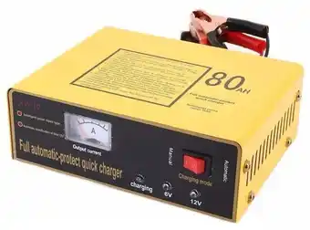 Ripley Cargador de bateria para vehiculo 6ah-80ah 220v portatil oferta