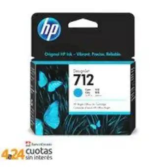 PC Factory Cartucho de tinta original hp 712 cyan / 29ml oferta