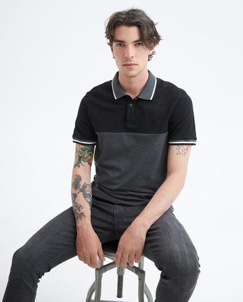 Americanino Polo a dos tonos para hombre oferta