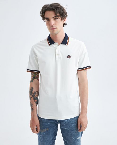 Americanino Polo con mini bordado para hombre oferta