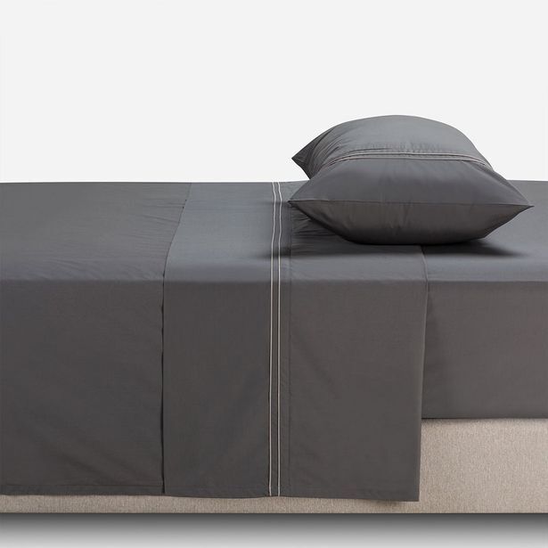 Rosen Sábana 300 hilos algodón lisa vivo marengo oferta
