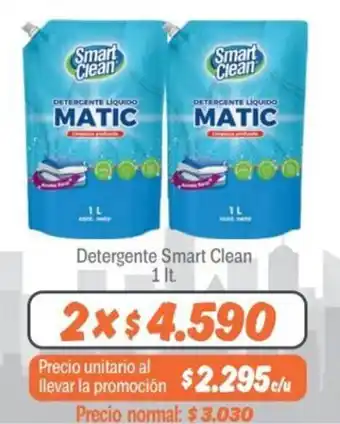 Mayorista 10 Detergente Smart Clean 2 x 1 lt oferta