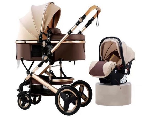 Ripley Coche cuna con silla nido y accesorios lubabycas café oferta