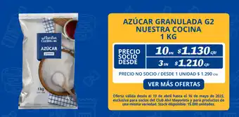 Alvi AZÚCAR GRANULADA G2 NUESTRA COCINA 10 UN x 1 KG oferta