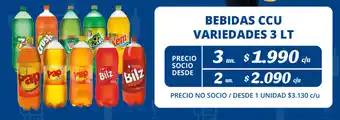 Alvi BEBIDAS CCU VARIEDADES 3 UN x 3 LT oferta