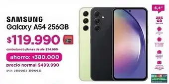 Ripley SAMSUNG Galaxy A54 256GB oferta