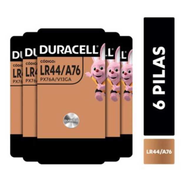 Linio Pila boton duracell lr-44/a76/px76a 6 unidades / superstore oferta