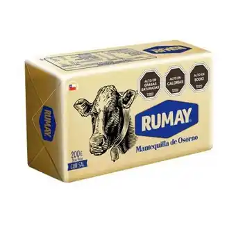 Supermercado El Trébol Mantequilla c/sal rumay 200 gr oferta