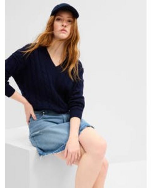 GAP Chaleco tejido gap cuello v mujer oferta