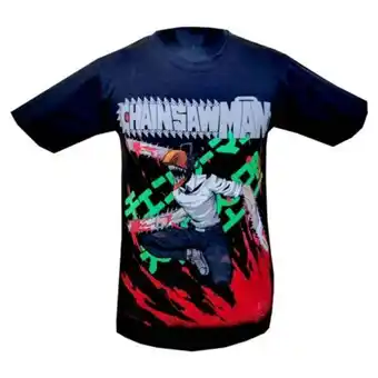 Linio Polera chainsaw man red doble estampado oferta