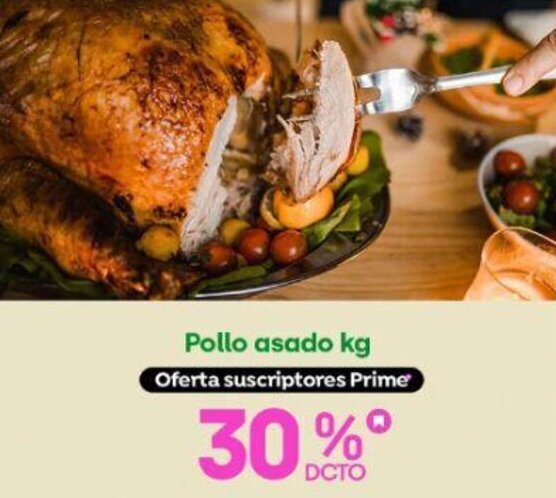 Jumbo Pollo asado kg oferta