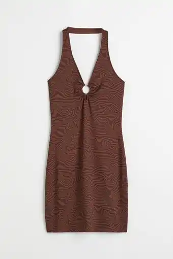 H&M Vestido con cuello halter oferta