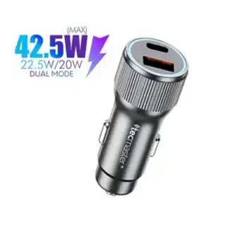 Linio Cargador de auto usb a tipo c pd 42,5w max tecmaster oferta