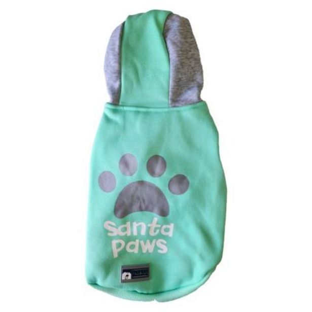 Linio Polerón con gorro ropa para mascotas perro gato verde m oferta