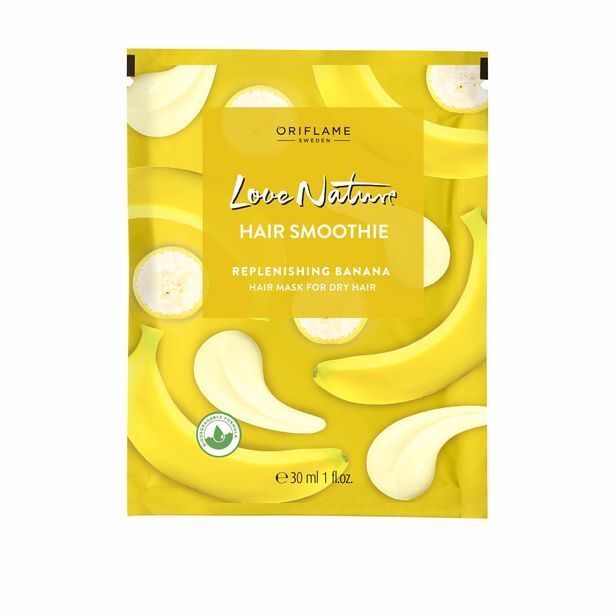 Oriflame Love nature hair smoothie mascarilla hidratante de plátano para cabello seco oferta