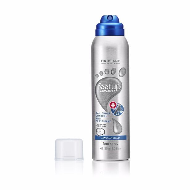 Oriflame Feet up advanced desodorante antitranspirante en spray para pies 36 horas oferta