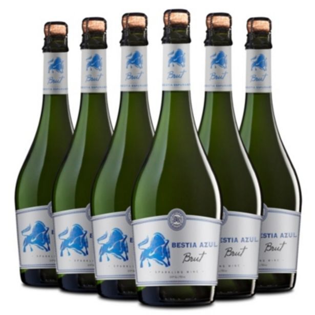 Falabella Espumante bestia azul, brut - caja 6 botellas - oferta